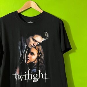 XXL Womens The Twilight Saga Edward Bella Movie Graphic T Shirt Black TV